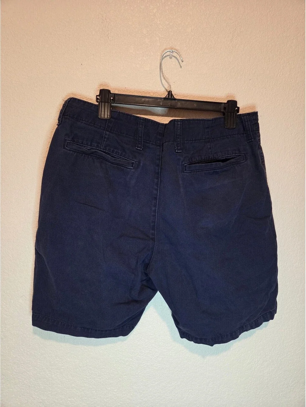 Old Navy Men's Lived-In Straight Navy Blue Shorts Size 36